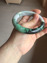 Load image into Gallery viewer, 58mm Certified 100% natural Type A green/purple jadeite jade bangle PB96-8986