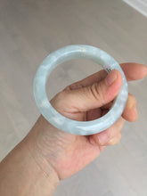 Load image into Gallery viewer, 55mm 100% natural type A icy watery light green yellow jadeite jade bangle Y155-5249