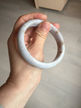 Load image into Gallery viewer, 59mm Certified Type A 100% Natural light purple yellow jadeite jade bangle BM99-4482