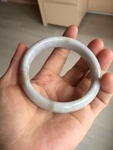 Load image into Gallery viewer, 59mm Certified Type A 100% Natural light purple yellow jadeite jade bangle BM99-4482