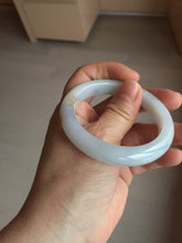 Load image into Gallery viewer, 51.8mm certified 100% natural Type A light green/yellow jadeite jade bangle AJ73-8588