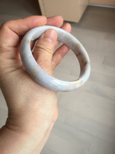 Load image into Gallery viewer, 59mm Certified Type A 100% Natural light purple yellow jadeite jade bangle BM99-4482