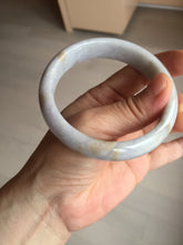 Load image into Gallery viewer, 59mm Certified Type A 100% Natural light purple yellow jadeite jade bangle BM99-4482