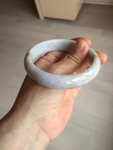Load image into Gallery viewer, 59mm Certified Type A 100% Natural light purple yellow jadeite jade bangle BM99-4482