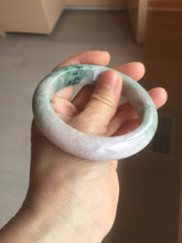 Load image into Gallery viewer, 58mm Certified 100% natural Type A green/purple jadeite jade bangle PB95-8990