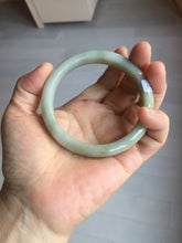 Load image into Gallery viewer, 57.5mm Certified Type A 100% Natural light green gray brown jadeite Jade bangle PD169-6318