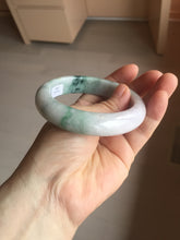 Load image into Gallery viewer, 58mm Certified 100% natural Type A green/purple jadeite jade bangle PB95-8990