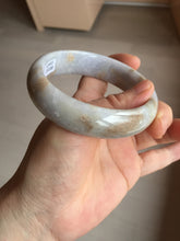 Load image into Gallery viewer, 59mm Certified Type A 100% Natural light purple yellow jadeite jade bangle BM100-4475