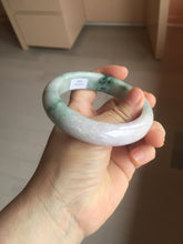 Load image into Gallery viewer, 58mm Certified 100% natural Type A green/purple jadeite jade bangle PB95-8990