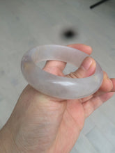 Load image into Gallery viewer, 52mm 100% natural icy light purple/pink Quartzite (Shetaicui jade) bangle SY54