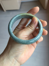 Load image into Gallery viewer, 56.5mm Certified Type A 100% Natural blue/gray/black/brown Guatemala Jadeite jade bangle PD163-6306