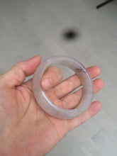 Load image into Gallery viewer, 52mm 100% natural icy light purple/pink Quartzite (Shetaicui jade) bangle SY54