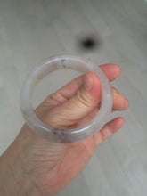 Load image into Gallery viewer, 52mm 100% natural icy light purple/pink Quartzite (Shetaicui jade) bangle SY54