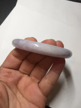 Load image into Gallery viewer, 57.5mm certified 100% natural type A light green/purple/yellow(FU LU SHOU)  jadeite jade bangle BN82-8715