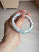 Load image into Gallery viewer, 53.5mm Certified type A 100% Natural sunny green/purple/yellow(Fu LU SHOU) Jadeite bangle BN42-5128