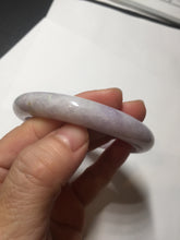Load image into Gallery viewer, 57.5mm certified 100% natural type A light green/purple/yellow(FU LU SHOU)  jadeite jade bangle BN82-8715