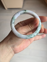 Load image into Gallery viewer, 53.5mm Certified type A 100% Natural sunny green/purple/yellow(Fu LU SHOU) Jadeite bangle BN42-5128