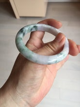 Load image into Gallery viewer, 53.5mm Certified type A 100% Natural sunny green/purple/yellow(Fu LU SHOU) Jadeite bangle BN42-5128