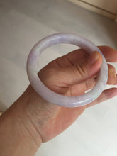 Load image into Gallery viewer, 57.5mm certified 100% natural type A light green/purple/yellow(FU LU SHOU)  jadeite jade bangle BN82-8715