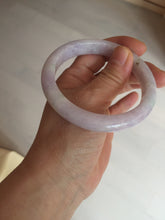 Load image into Gallery viewer, 57.5mm certified 100% natural type A light green/purple/yellow(FU LU SHOU)  jadeite jade bangle BN82-8715