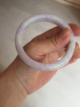 Load image into Gallery viewer, 57.5mm certified 100% natural type A light green/purple/yellow(FU LU SHOU)  jadeite jade bangle BN82-8715