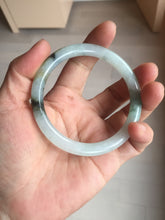 Load image into Gallery viewer, Sold! please don't order. THanks. 57mm certified type A 100% Natural green/brown/purple slim round cut jadeite jade bangle GL38-6-9010