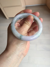 Load image into Gallery viewer, 55.6mm Certified type A 100% Natural sunny green/purple/yellow(Fu LU SHOU) Jadeite bangle BN41-5127