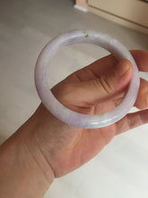 Load image into Gallery viewer, 57.5mm certified 100% natural type A light green/purple/yellow(FU LU SHOU)  jadeite jade bangle BN82-8715