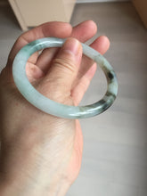 Load image into Gallery viewer, Sold! please don't order. THanks. 57mm certified type A 100% Natural green/brown/purple slim round cut jadeite jade bangle GL38-6-9010