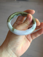 Load image into Gallery viewer, 52mm certified natural 100% natural Type A dark green brown purple jadeite jade bangle E151-4139