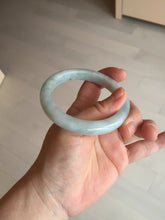 Load image into Gallery viewer, 56.4 mm certificated Type A 100% Natural light green Jadeite Jade bangle BK44-7848