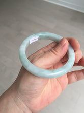 Load image into Gallery viewer, 56.4 mm certificated Type A 100% Natural light green Jadeite Jade bangle BK44-7848