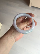 Load image into Gallery viewer, 58mm certified 100% natural type A light green/purple/yellow(FU LU SHOU)  jadeite jade bangle BN84-8722
