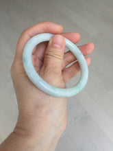Load image into Gallery viewer, 55mm Certified Type A 100% Natural light green yellow round cut Jadeite Jade bangle Q134-2846