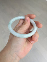 Load image into Gallery viewer, 55mm Certified Type A 100% Natural light green yellow round cut Jadeite Jade bangle Q134-2846
