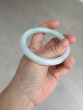Load image into Gallery viewer, 55mm Certified Type A 100% Natural light green yellow round cut Jadeite Jade bangle Q134-2846