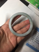 Load image into Gallery viewer, 56.4 mm certificated Type A 100% Natural light green Jadeite Jade bangle BK44-7848