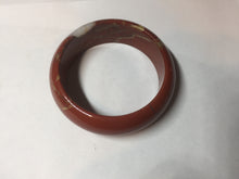 Load image into Gallery viewer, 58mm 100% natural red jasper stone(红碧玉,鸡血石) bangle SY100