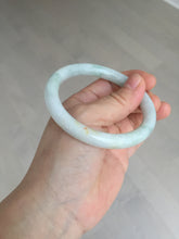 Load image into Gallery viewer, 55mm Certified Type A 100% Natural light green yellow round cut Jadeite Jade bangle Q134-2846