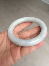 Load image into Gallery viewer, 58mm Certified Type A 100% Natural white chubby round cut Jadeite Jade bangle AX124-4586