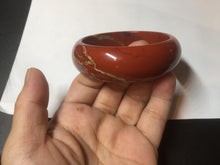 Load image into Gallery viewer, 58mm 100% natural red jasper stone(红碧玉,鸡血石) bangle SY100