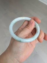 Load image into Gallery viewer, 55mm Certified Type A 100% Natural light green yellow round cut Jadeite Jade bangle Q134-2846