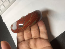 Load image into Gallery viewer, 58mm 100% natural red jasper stone(红碧玉,鸡血石) bangle SY100