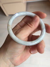 Load image into Gallery viewer, 57.5mm certified 100% natural type A light green/purple/yellow(FU LU SHOU) round cut jadeite jade bangle BN57-3122