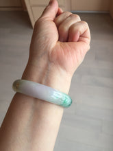 Load image into Gallery viewer, 51.5mm certified 100% natural Type A sunny green/purple/yellow(FU LU SHOU)  jadeite jade bangle BK45-5080