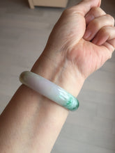 Load image into Gallery viewer, 51.5mm certified 100% natural Type A sunny green/purple/yellow(FU LU SHOU)  jadeite jade bangle BK45-5080