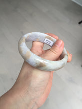 Load image into Gallery viewer, 59mm Certified Type A 100% Natural light purple yellow jadeite jade bangle BM100-4475