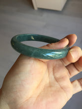 Load image into Gallery viewer, 59.9mm Certified Type A 100% Natural dark green/blue/gray/black Guatemala Jadeite jade bangle AY89-5760