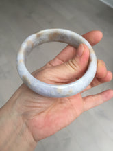 Load image into Gallery viewer, 59mm Certified Type A 100% Natural light purple yellow jadeite jade bangle BM100-4475