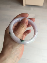 Load image into Gallery viewer, SOld! pleae don't order. Thanks. 55mm certified 100% natural type A sunny green/purple jadeite jade bangle BN86-8721